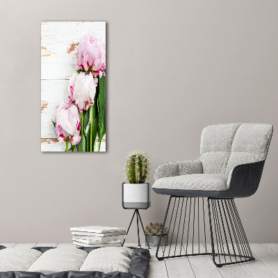 Large canvas wall art Peony