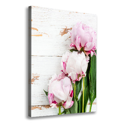 Large canvas wall art Peony