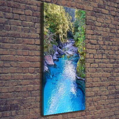 Canvas wall art River in the forest