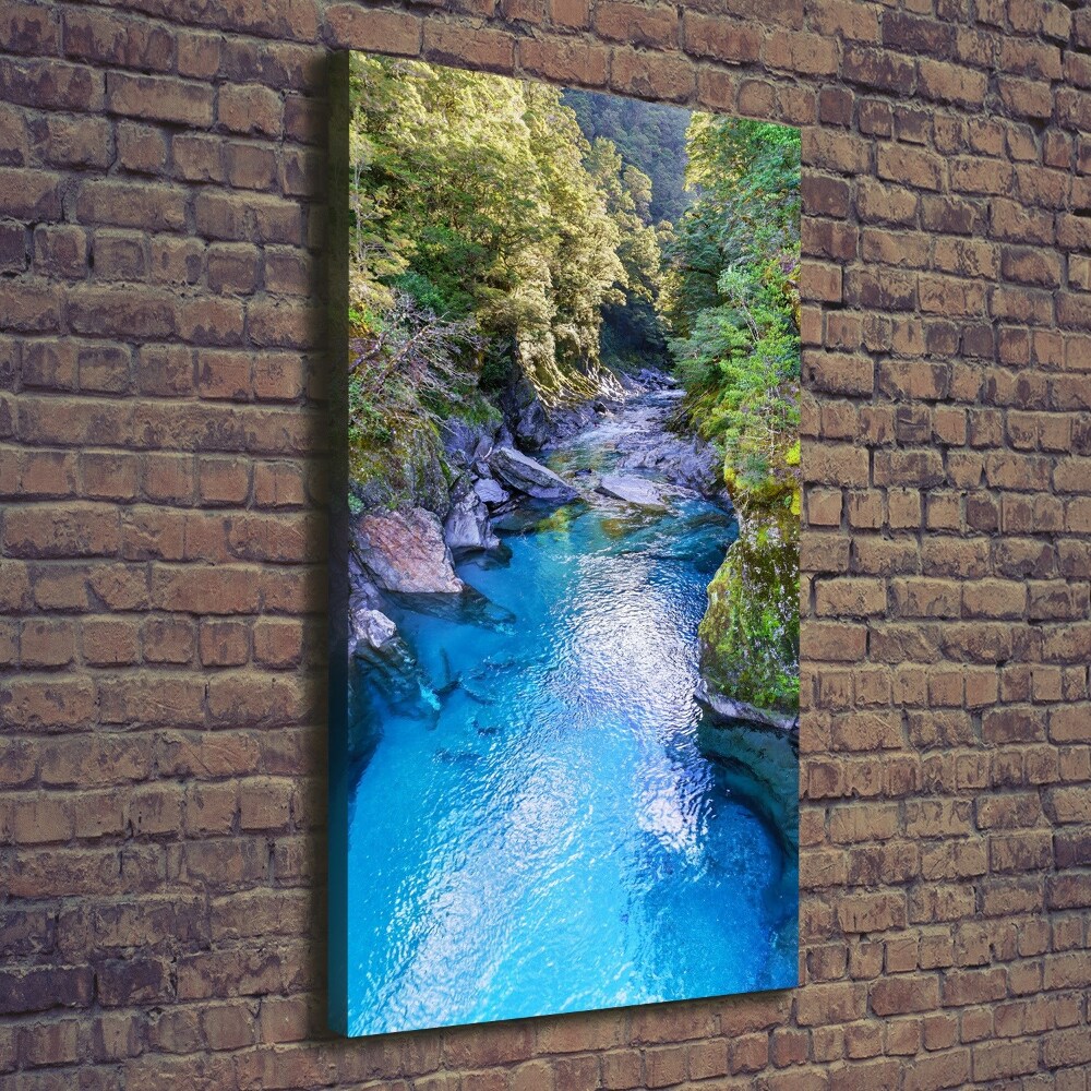 Canvas wall art River in the forest