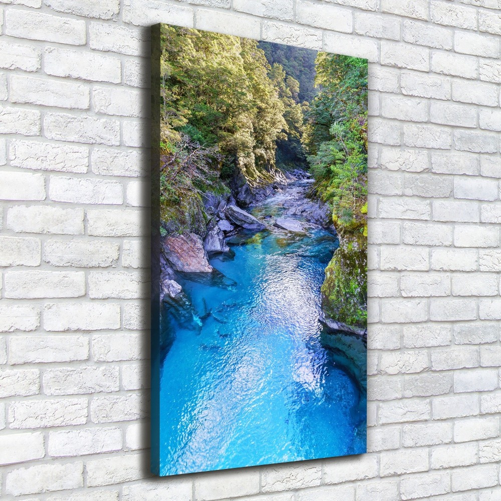 Canvas wall art River in the forest