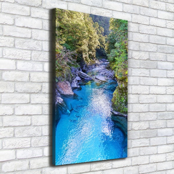 Canvas wall art River in the forest