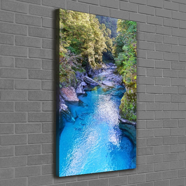 Canvas wall art River in the forest