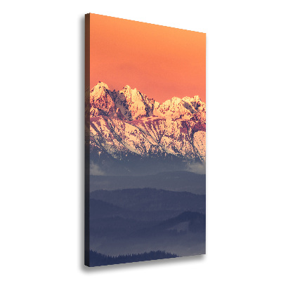 Canvas print Panorama of the Tatra Mountains