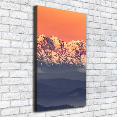 Canvas print Panorama of the Tatra Mountains