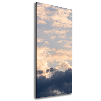 Large canvas wall art Clouds in the sky