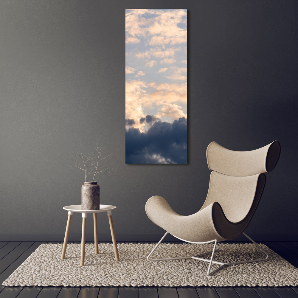 Large canvas wall art Clouds in the sky