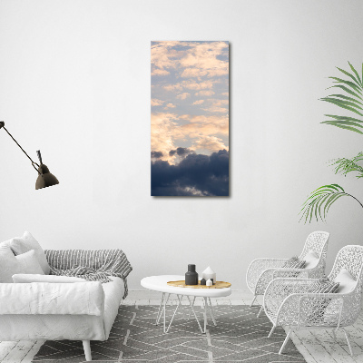 Large canvas wall art Clouds in the sky