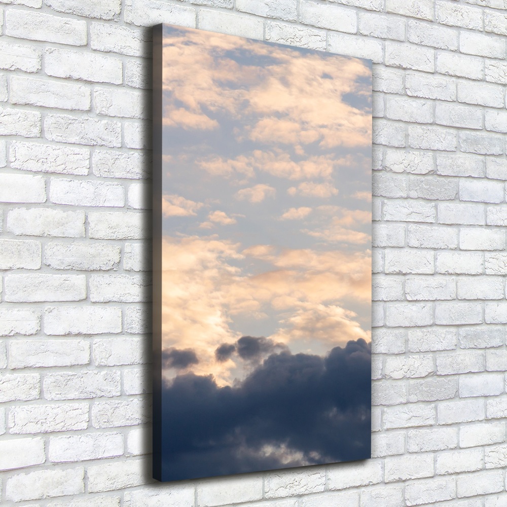 Large canvas wall art Clouds in the sky