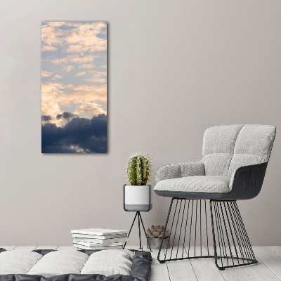 Large canvas wall art Clouds in the sky