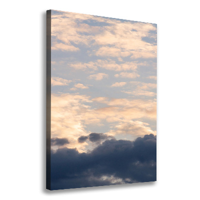 Large canvas wall art Clouds in the sky