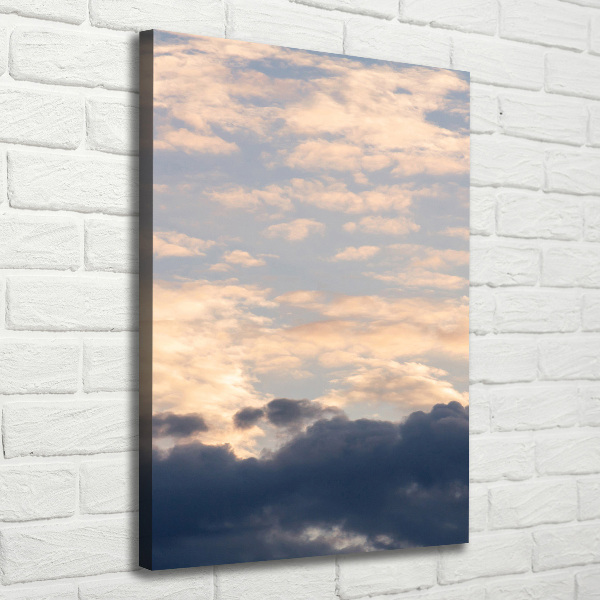 Large canvas wall art Clouds in the sky