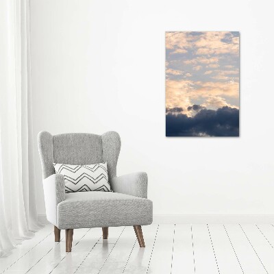 Large canvas wall art Clouds in the sky