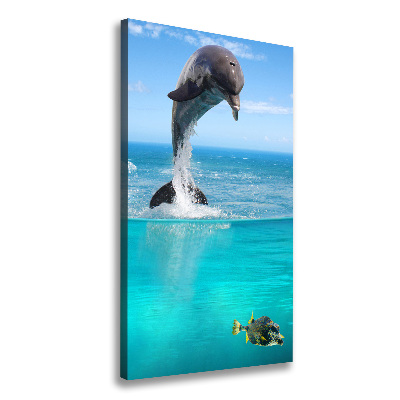 Large canvas wall art Underwater world