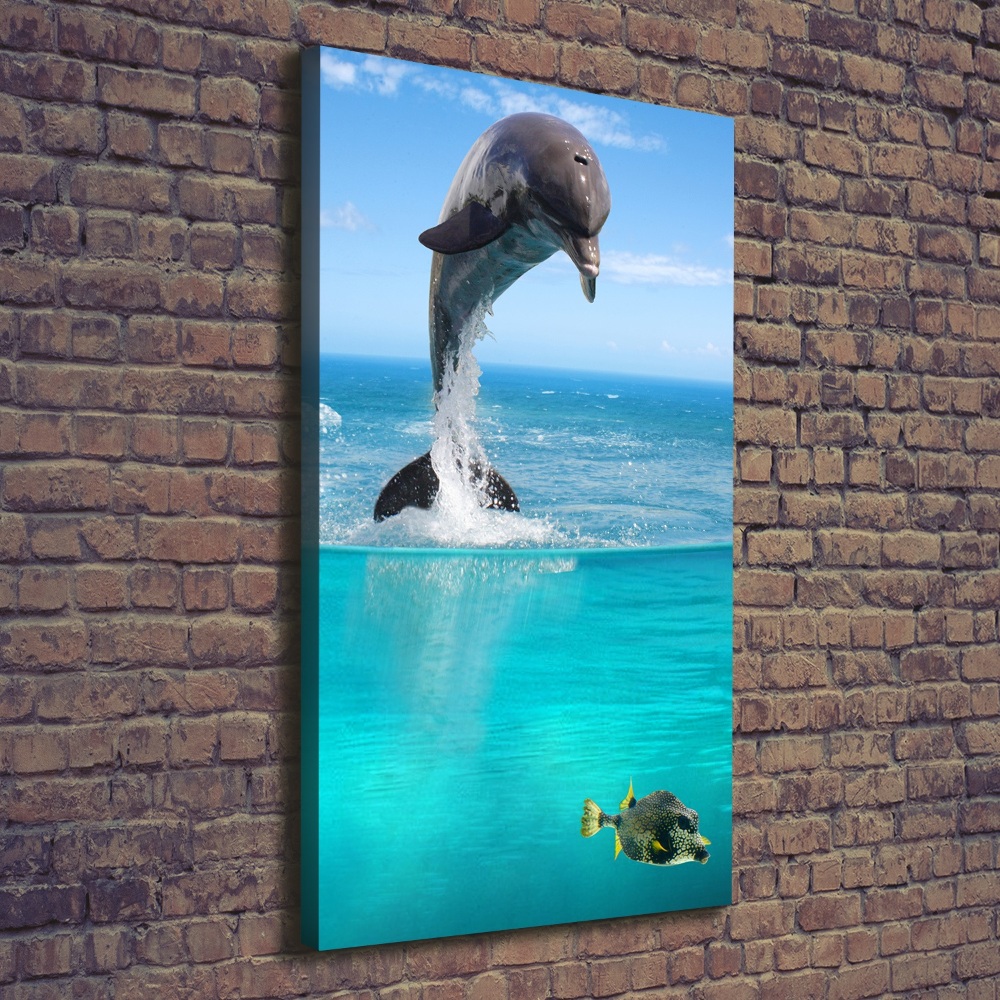 Large canvas wall art Underwater world