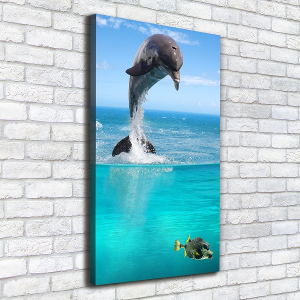 Large canvas wall art Underwater world