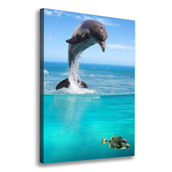 Large canvas wall art Underwater world