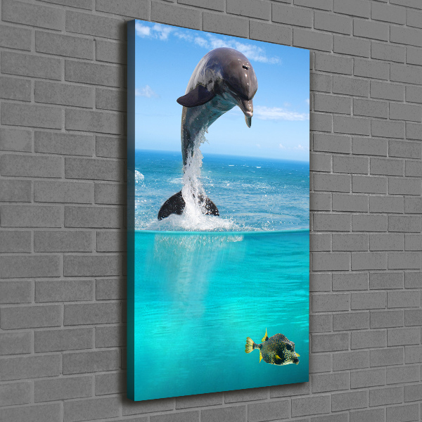 Large canvas wall art Underwater world