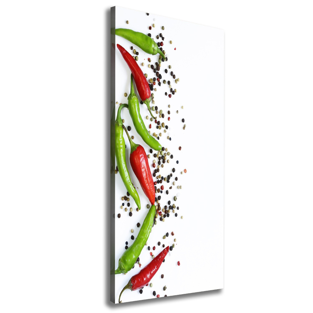 Canvas print Chilli peppers