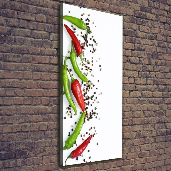 Canvas print Chilli peppers