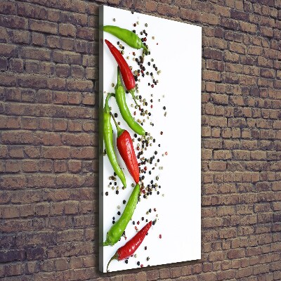 Canvas print Chilli peppers