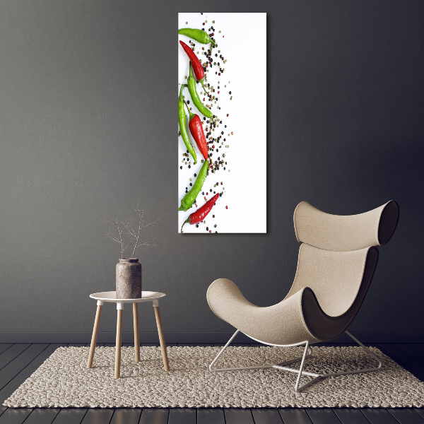 Canvas print Chilli peppers