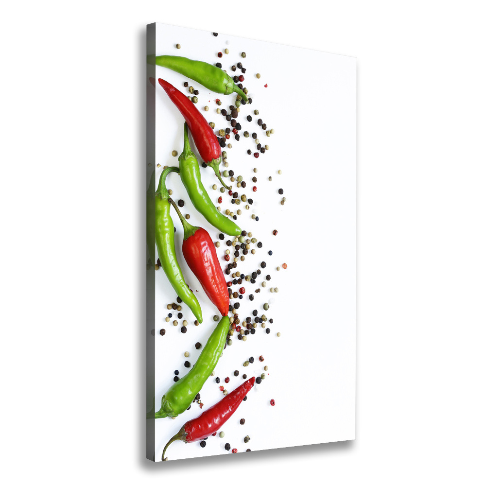 Canvas print Chilli peppers