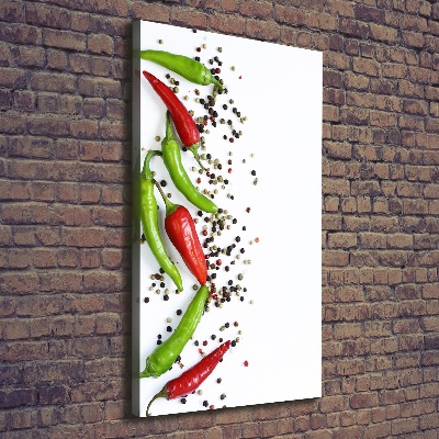 Canvas print Chilli peppers