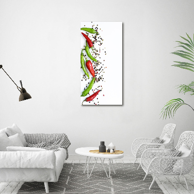 Canvas print Chilli peppers