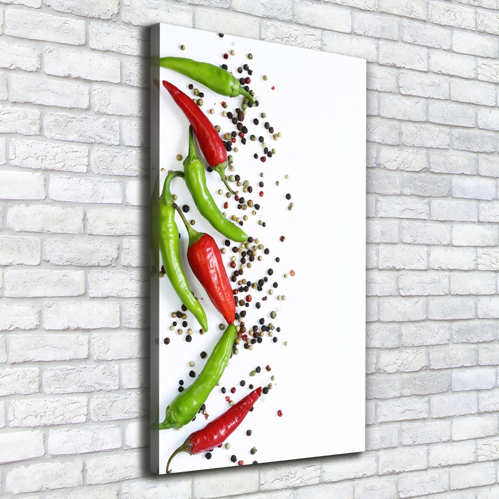 Canvas print Chilli peppers