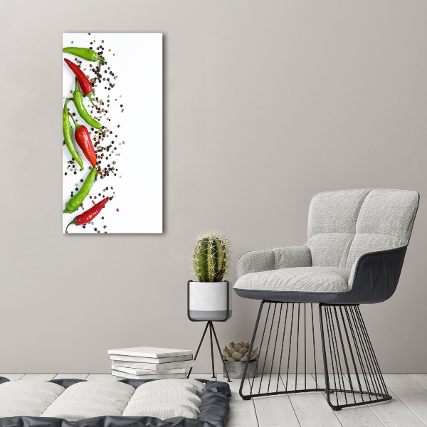 Canvas print Chilli peppers