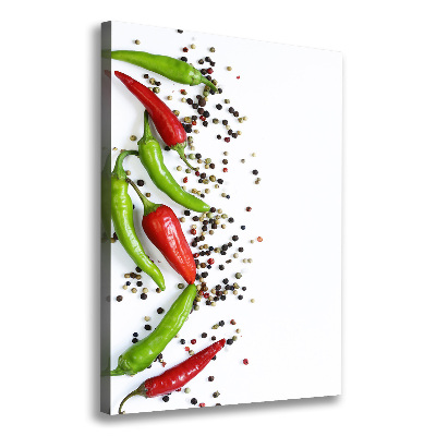 Canvas print Chilli peppers