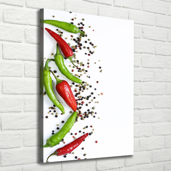 Canvas print Chilli peppers