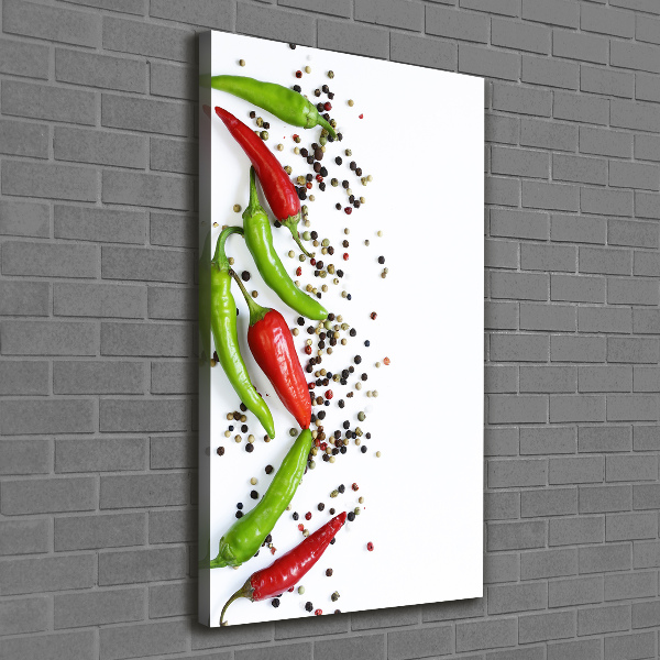 Canvas print Chilli peppers