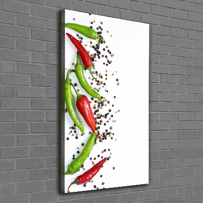 Canvas print Chilli peppers