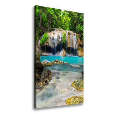 Canvas print Waterfall in the jungle