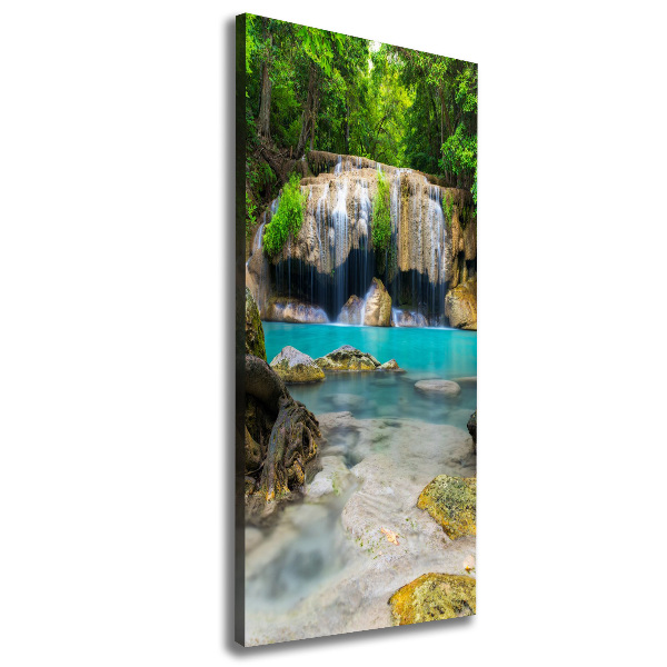 Canvas print Waterfall in the jungle