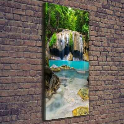 Canvas print Waterfall in the jungle