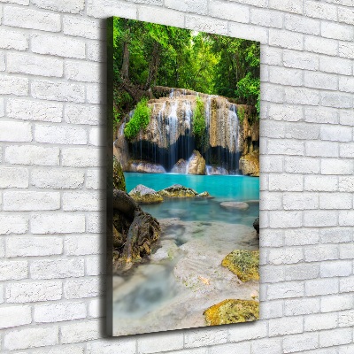 Canvas print Waterfall in the jungle