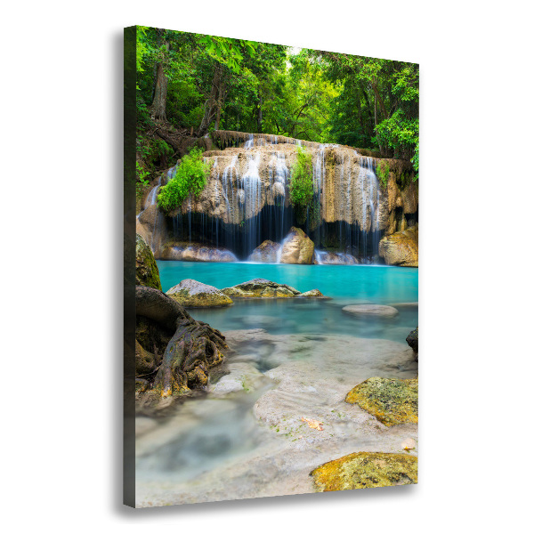 Canvas print Waterfall in the jungle