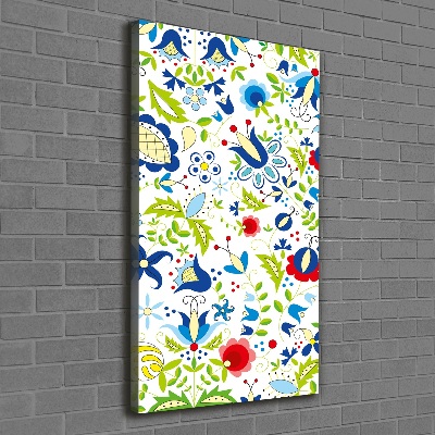 Canvas wall art Ethnic pattern