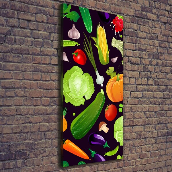 Picture canvas print Vegetables