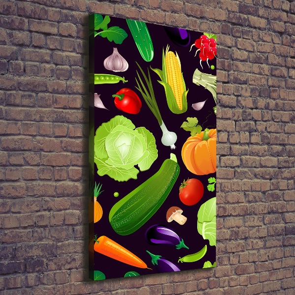 Picture canvas print Vegetables