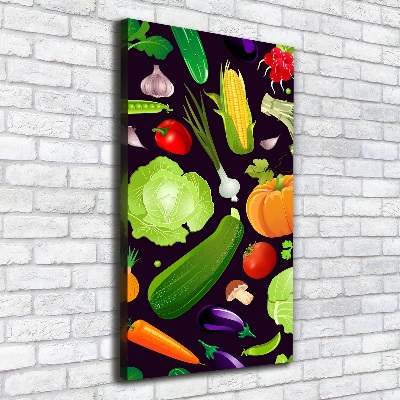 Picture canvas print Vegetables