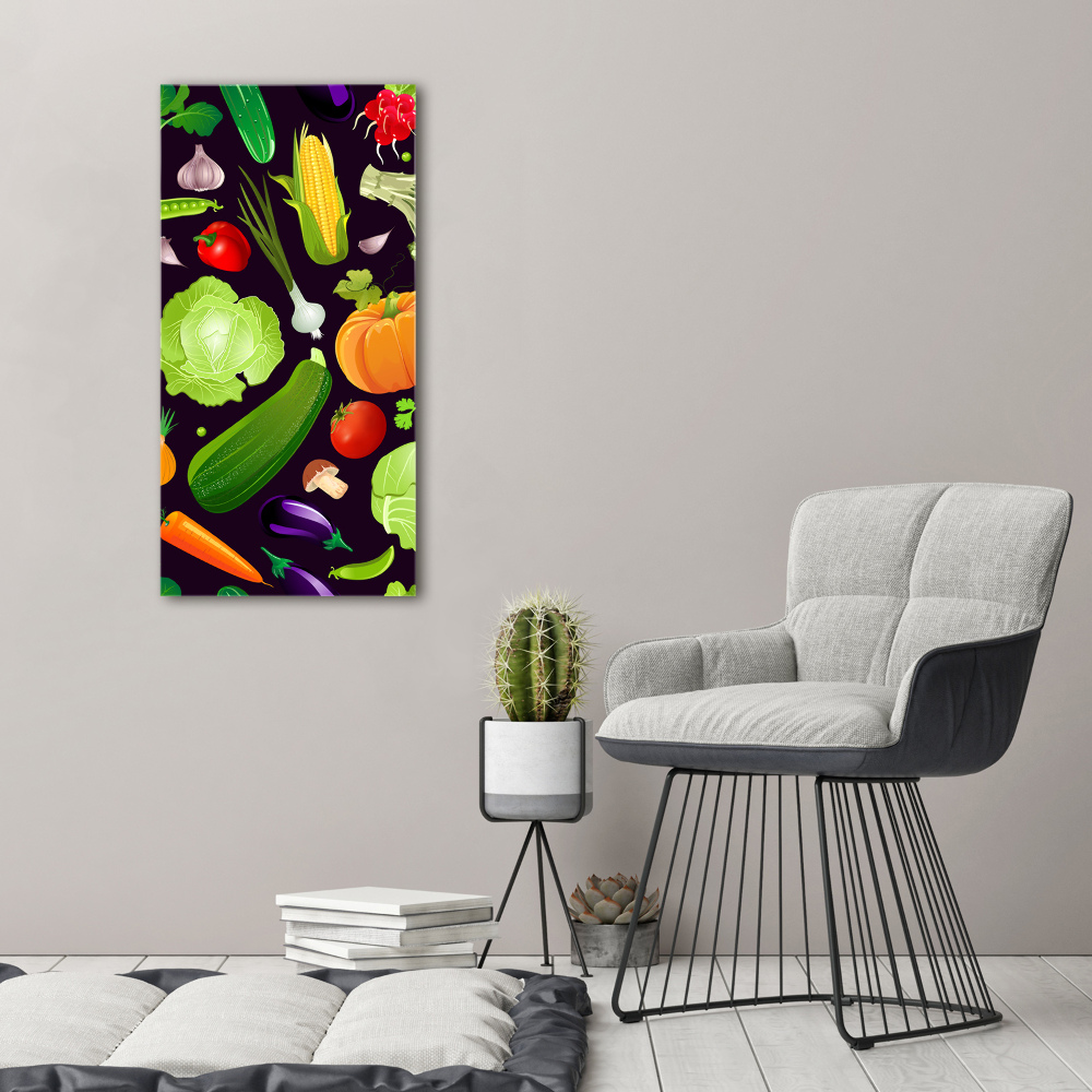 Picture canvas print Vegetables