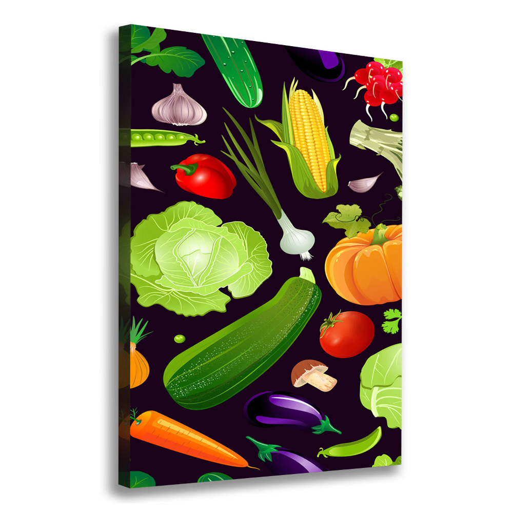 Picture canvas print Vegetables