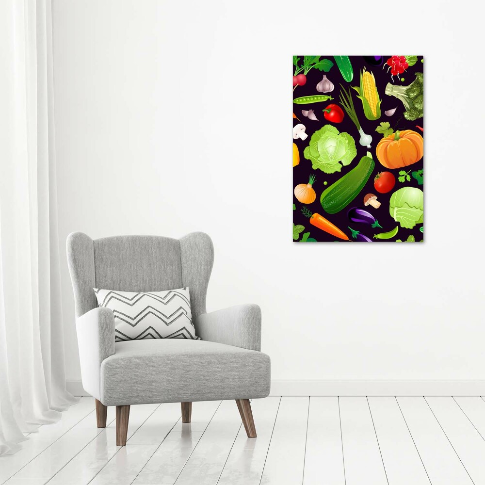 Picture canvas print Vegetables