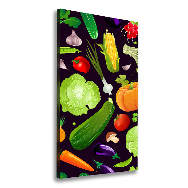 Picture canvas print Vegetables