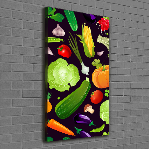 Picture canvas print Vegetables