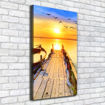 Canvas print Lake